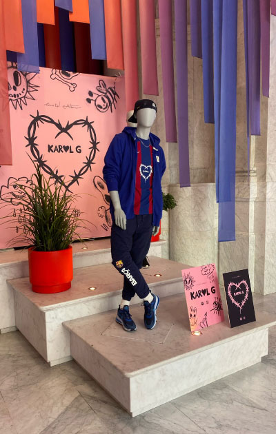 Producció gràfica per al clàssic real madrid i barcelona 1