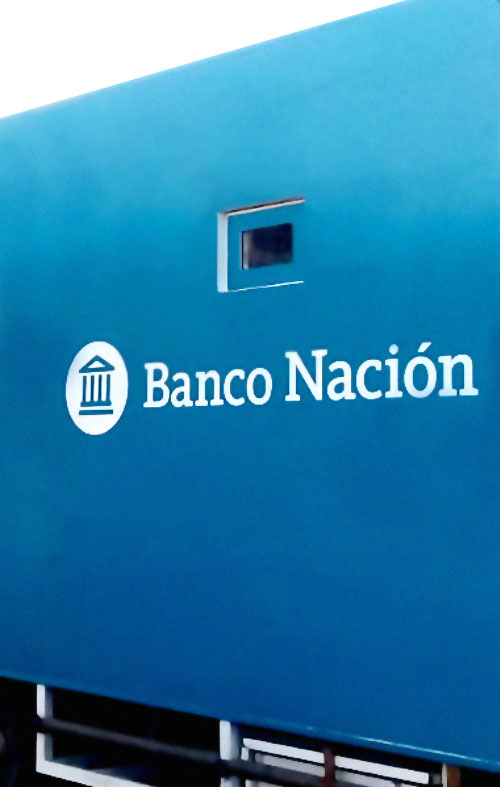 ploteo vehicular para el banco de la nacion argentina 1