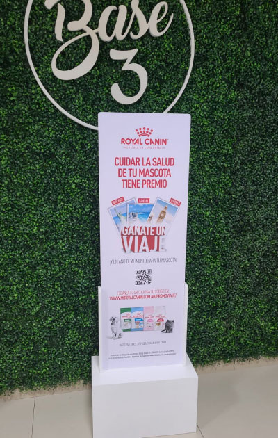 tensado de lonas en bastidores para evento en parque de innovacion 